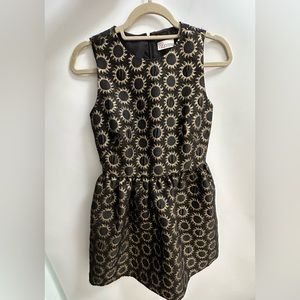 Red Valentino skater jacquard dress